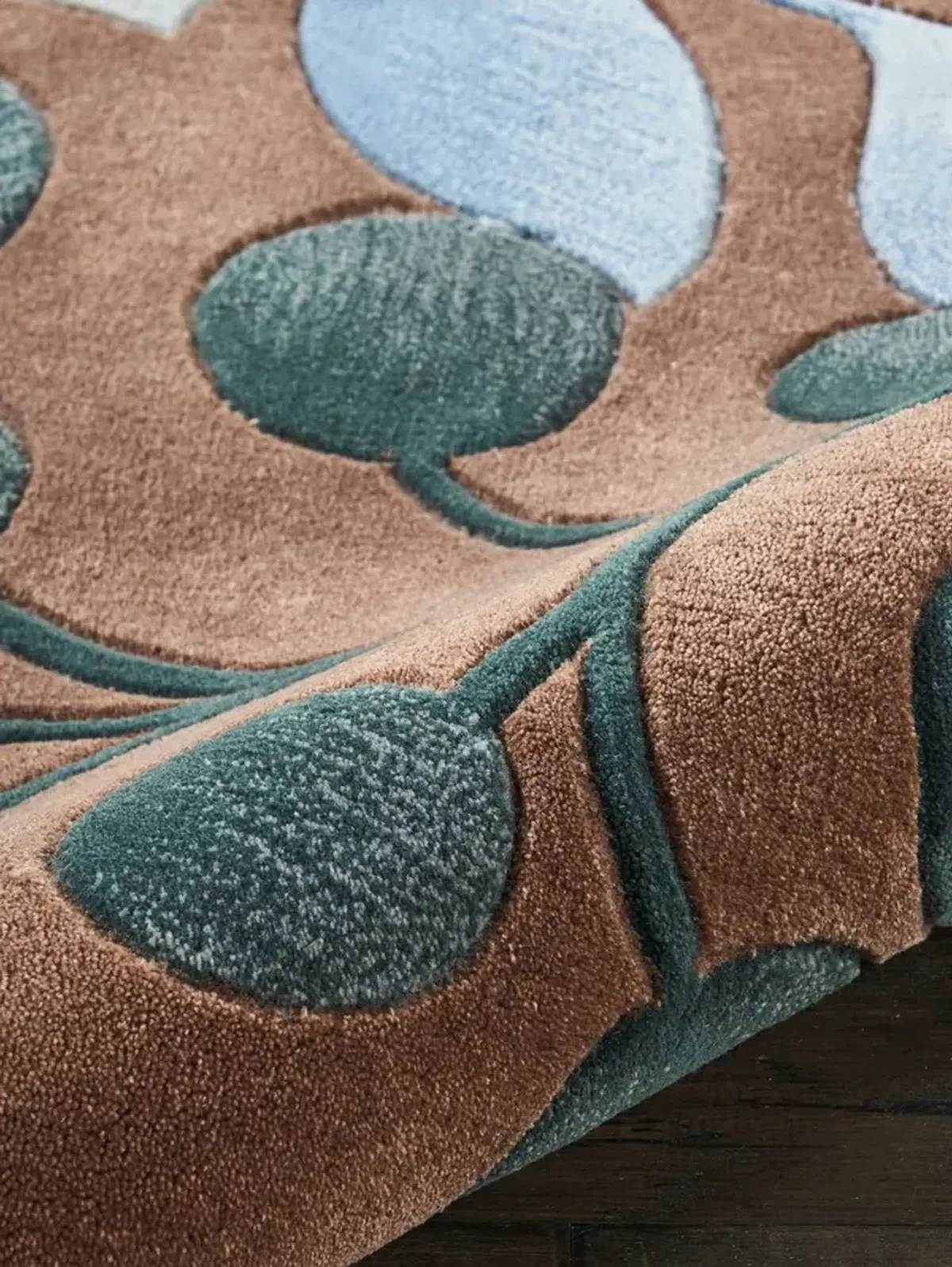 Contour CON02 Mocha 8' x Round Rug