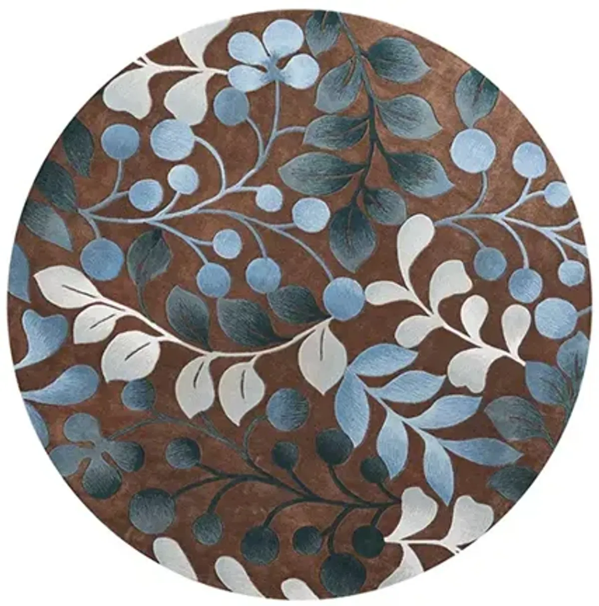 Contour CON02 Mocha 8' x Round Rug