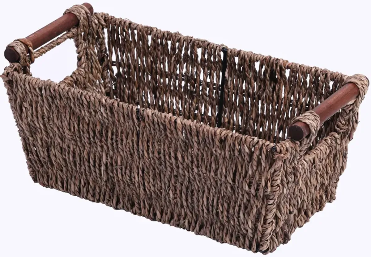 Seagrass Counter-Top Basket Great for Folded Paper Towel