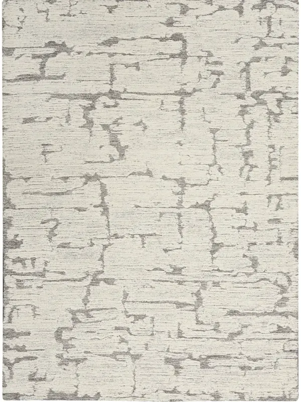 CK009 Sculptural SCL01 Gray 5'3" x 7'3" Rug