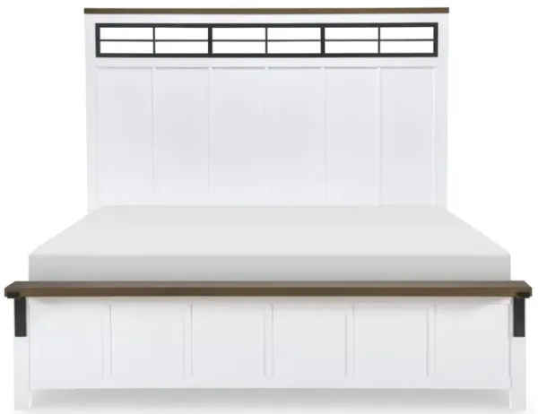 Beckett Queen Two Tone Panel Bed
