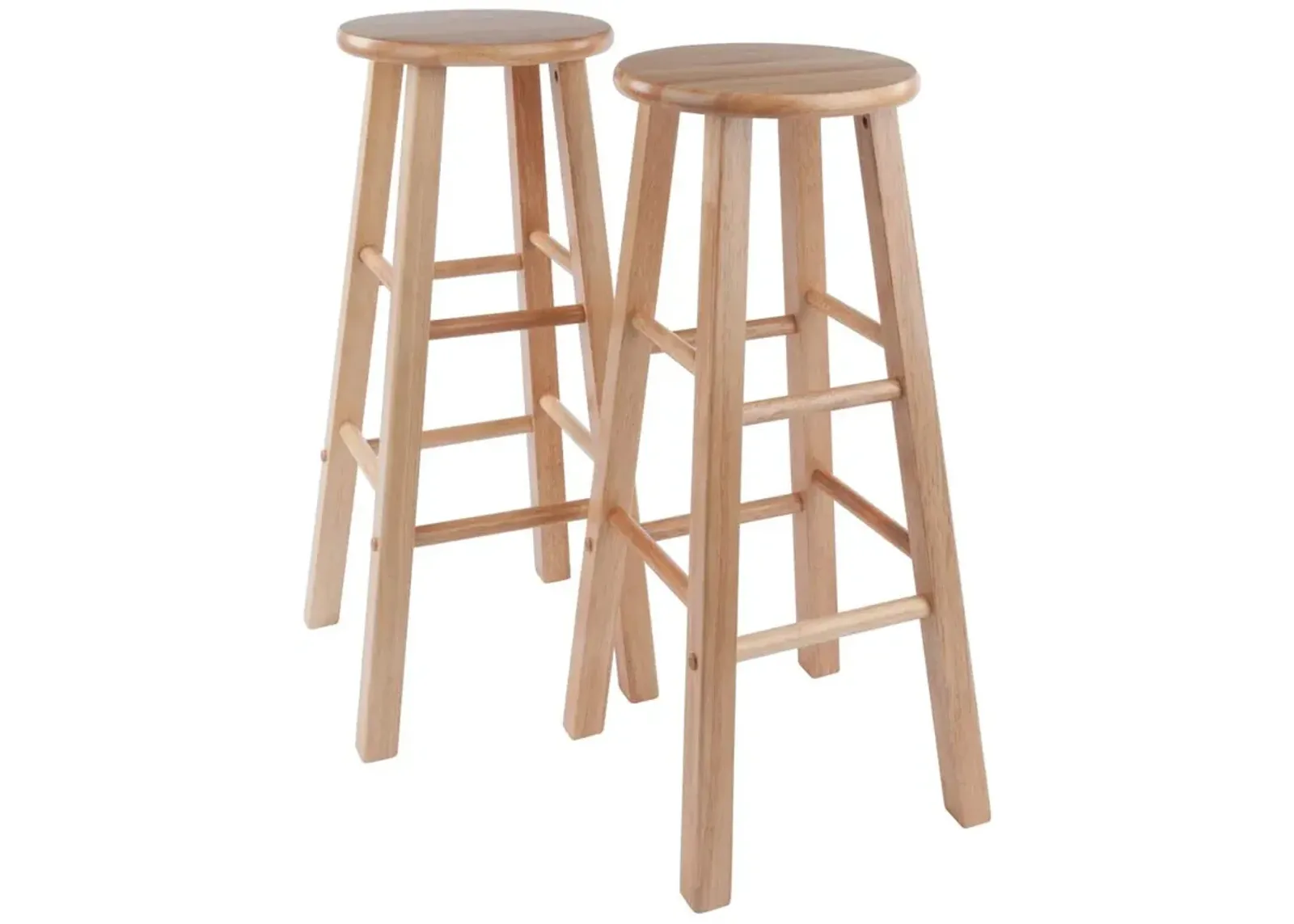 Element Bar Stools, 2-Pc Set, Natural