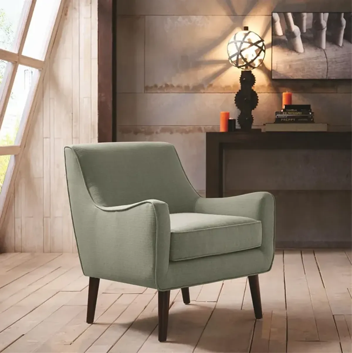 Gracie Mills Jacobs Timeless Appeal Mid-Century Accent Chair"