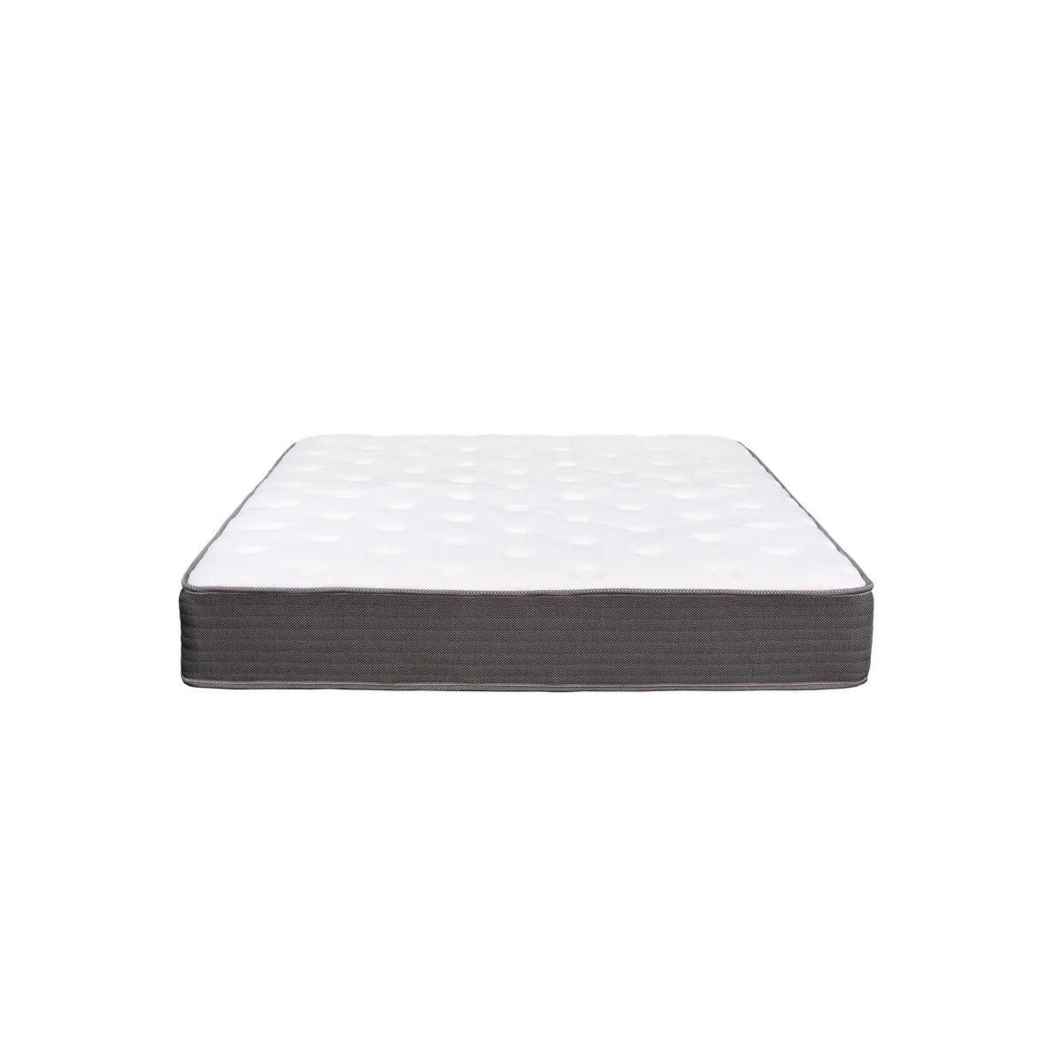 Cari 8 Inch Hybrid Twin Size Mattress, Cool Gel Memory Foam, Pocket Coil - Benzara