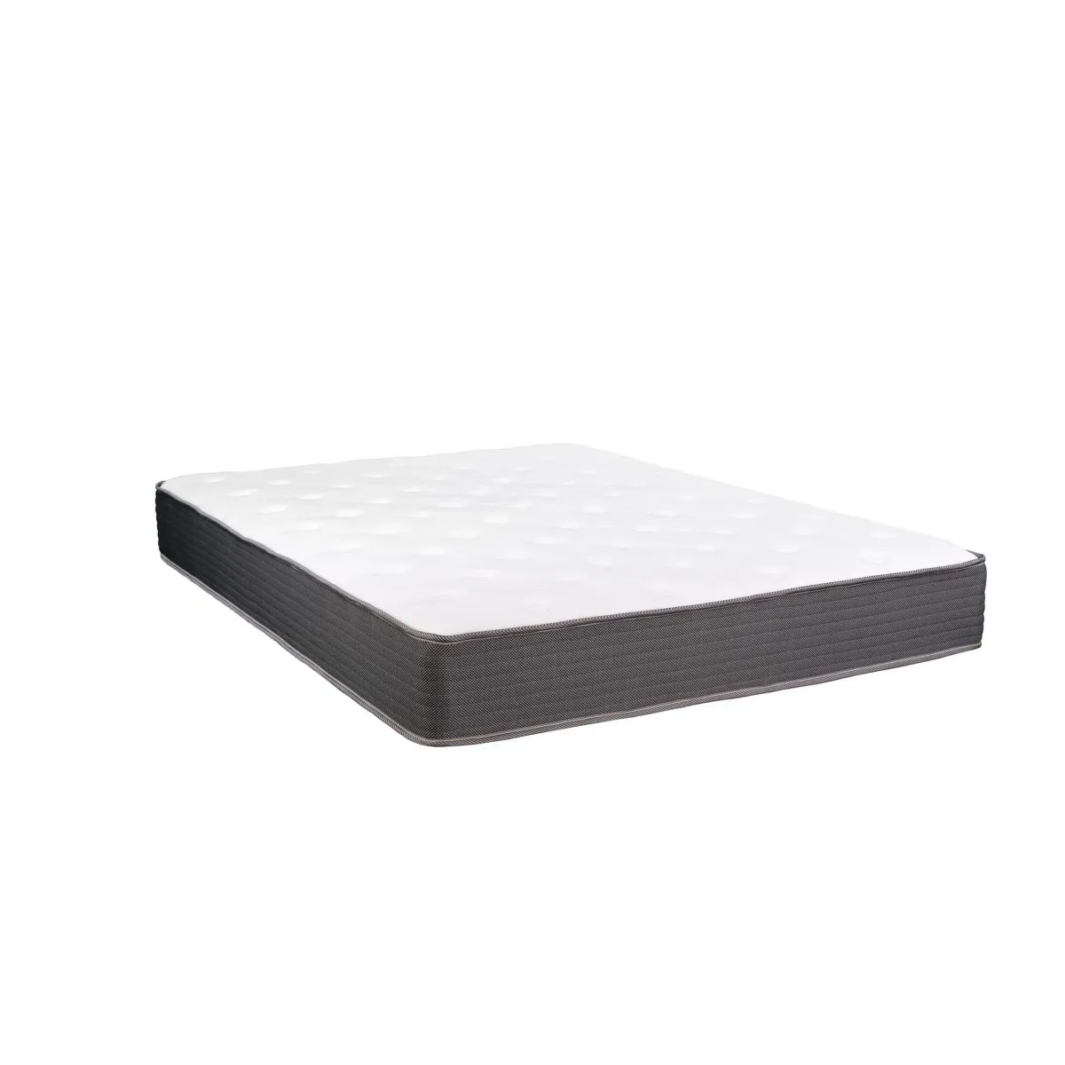 Cari 8 Inch Hybrid Twin Size Mattress, Cool Gel Memory Foam, Pocket Coil - Benzara