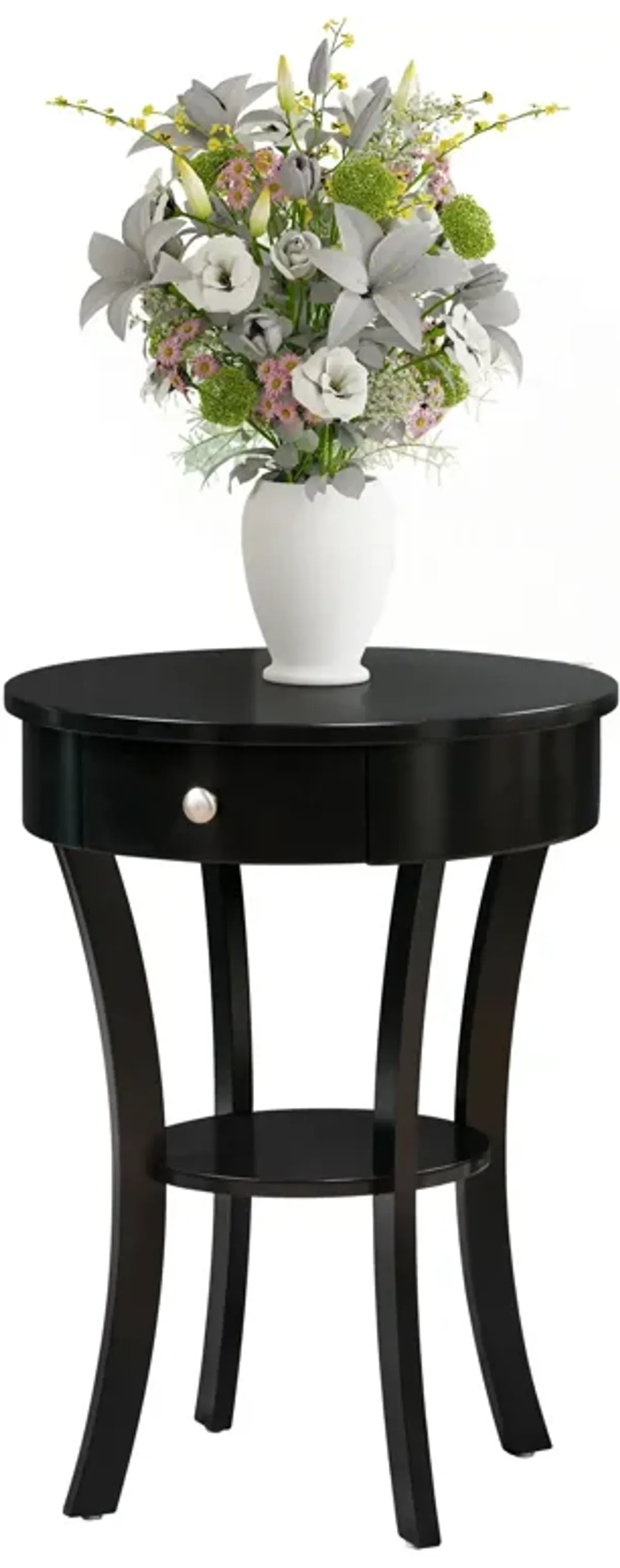 Convenience Concepts Classic Accents Schaffer End Table, Black