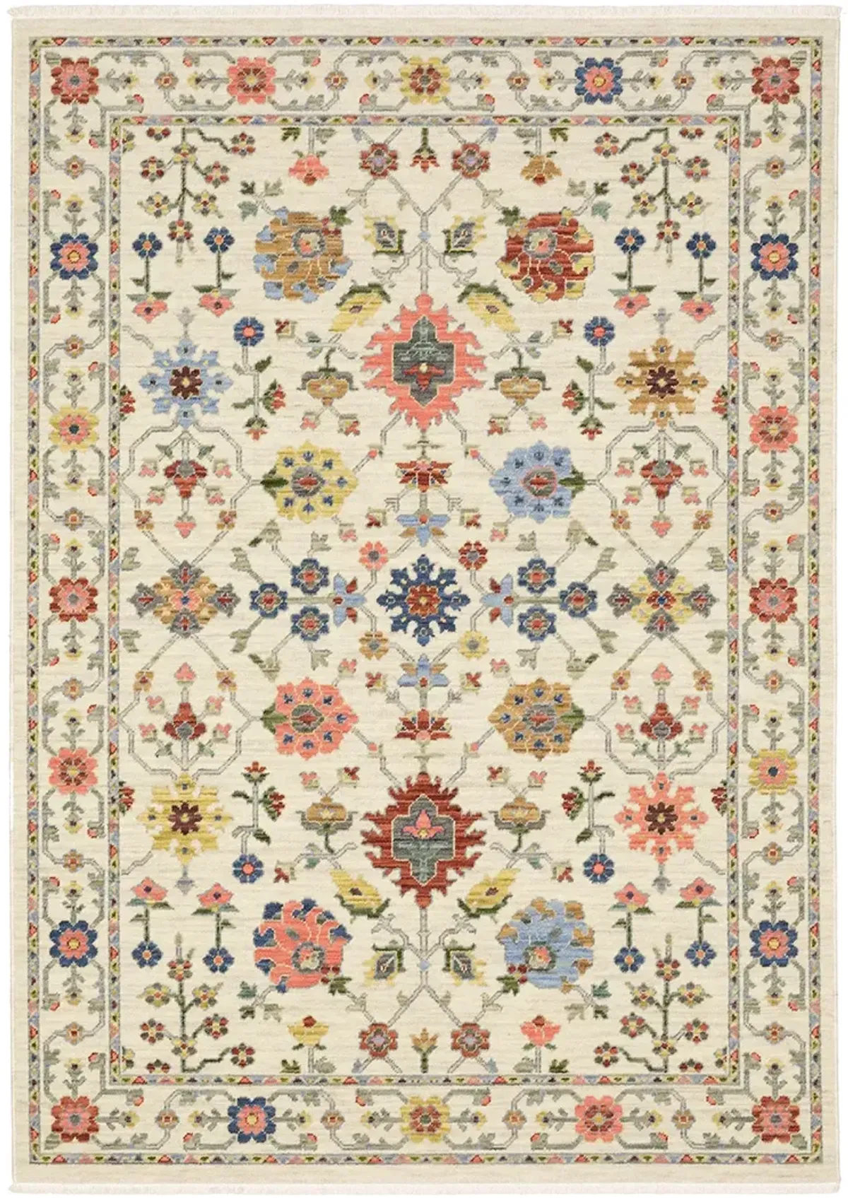 Lucca 5'3" x 7'6" Ivory Rug