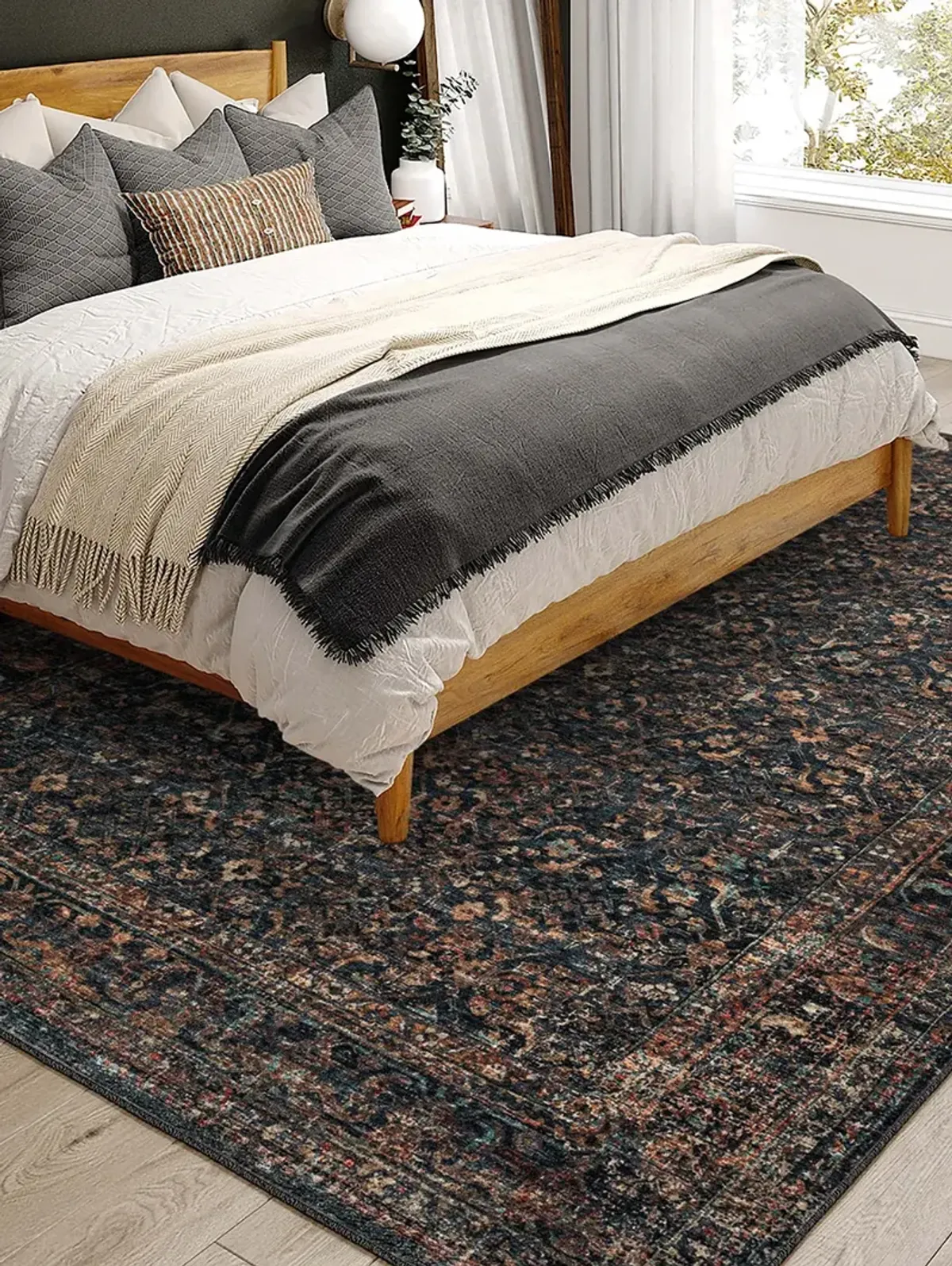 Jericho JC10 Midnight 10' x 14' Rug