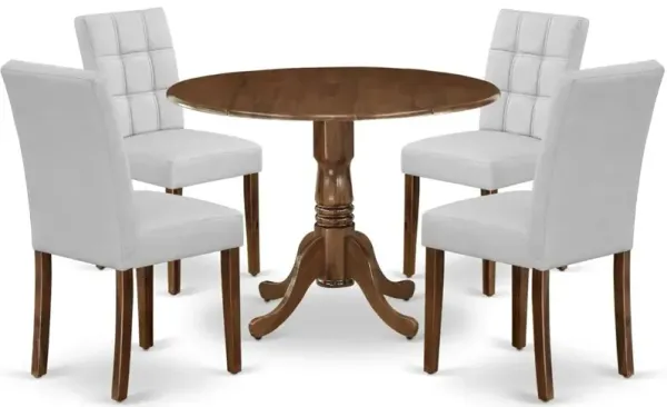 5 Piece Kitchen Dining Table Set consists A Modern Dining Table