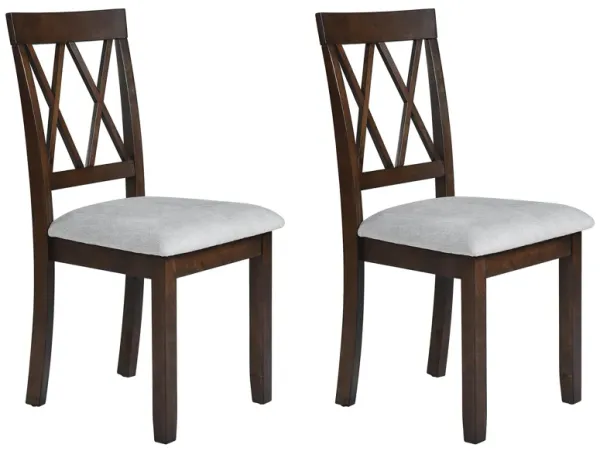 Merax Modern Upholstered Dining Chairs Set of 2