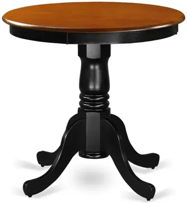 Dining Table Black & Cherry, EMT-BCH-TP