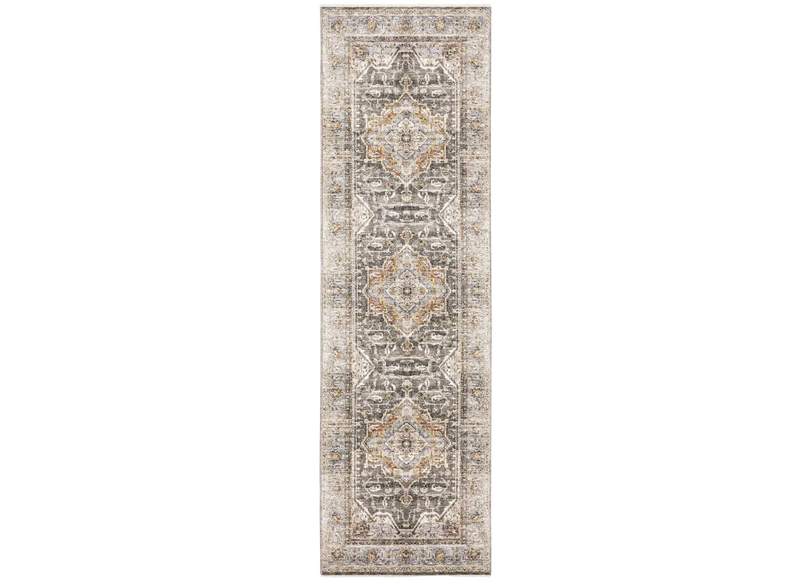 Maharaja 2'3" x 7'6" Char Rug