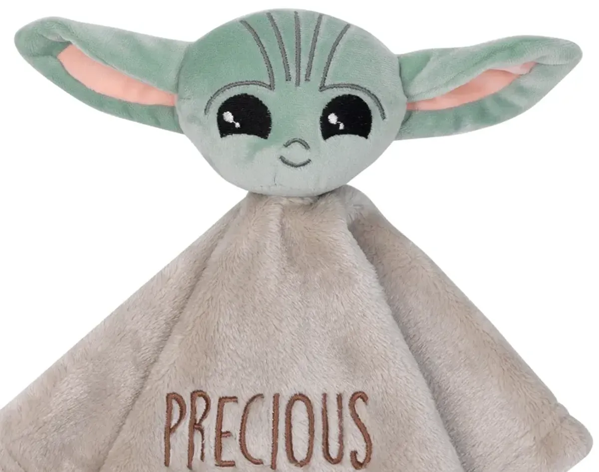 Lambs & Ivy Star Wars Mandalorian Baby Yoda Wearable Blanket/Lovey Gift Set 2pc