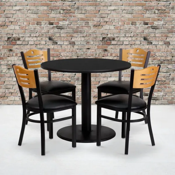 Laminate Restaurant Table and Chair Sets