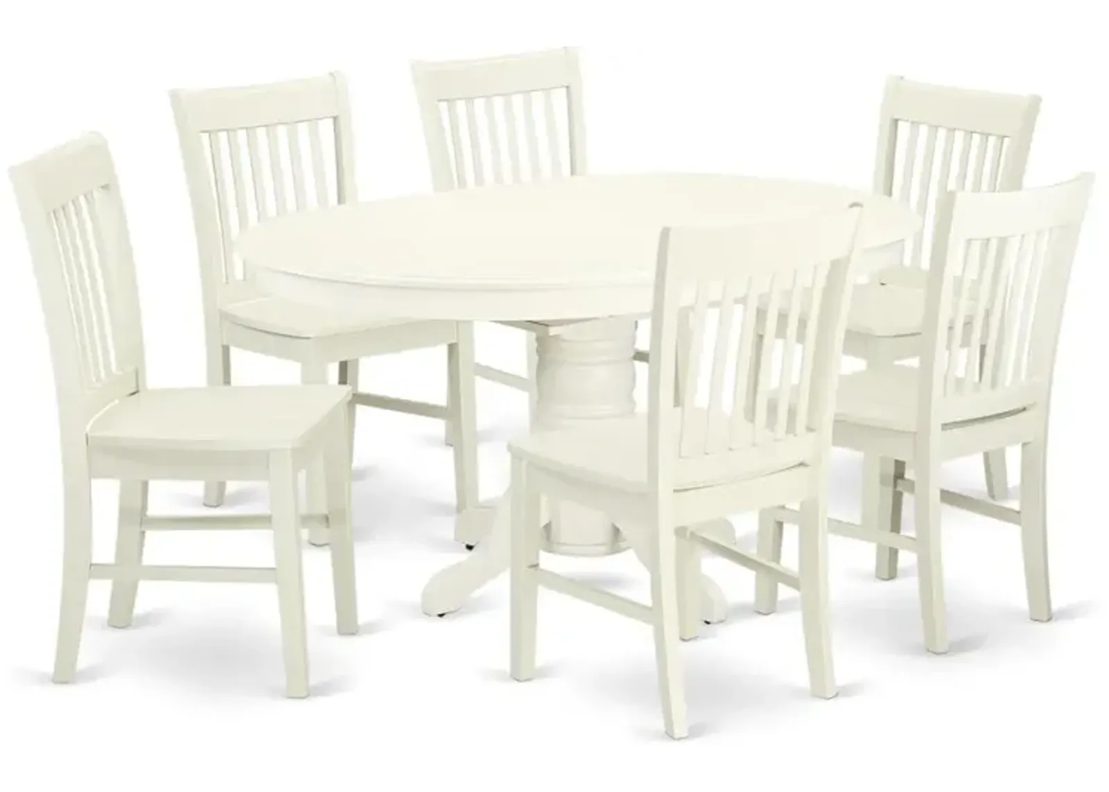 Dining Room Set Linen White