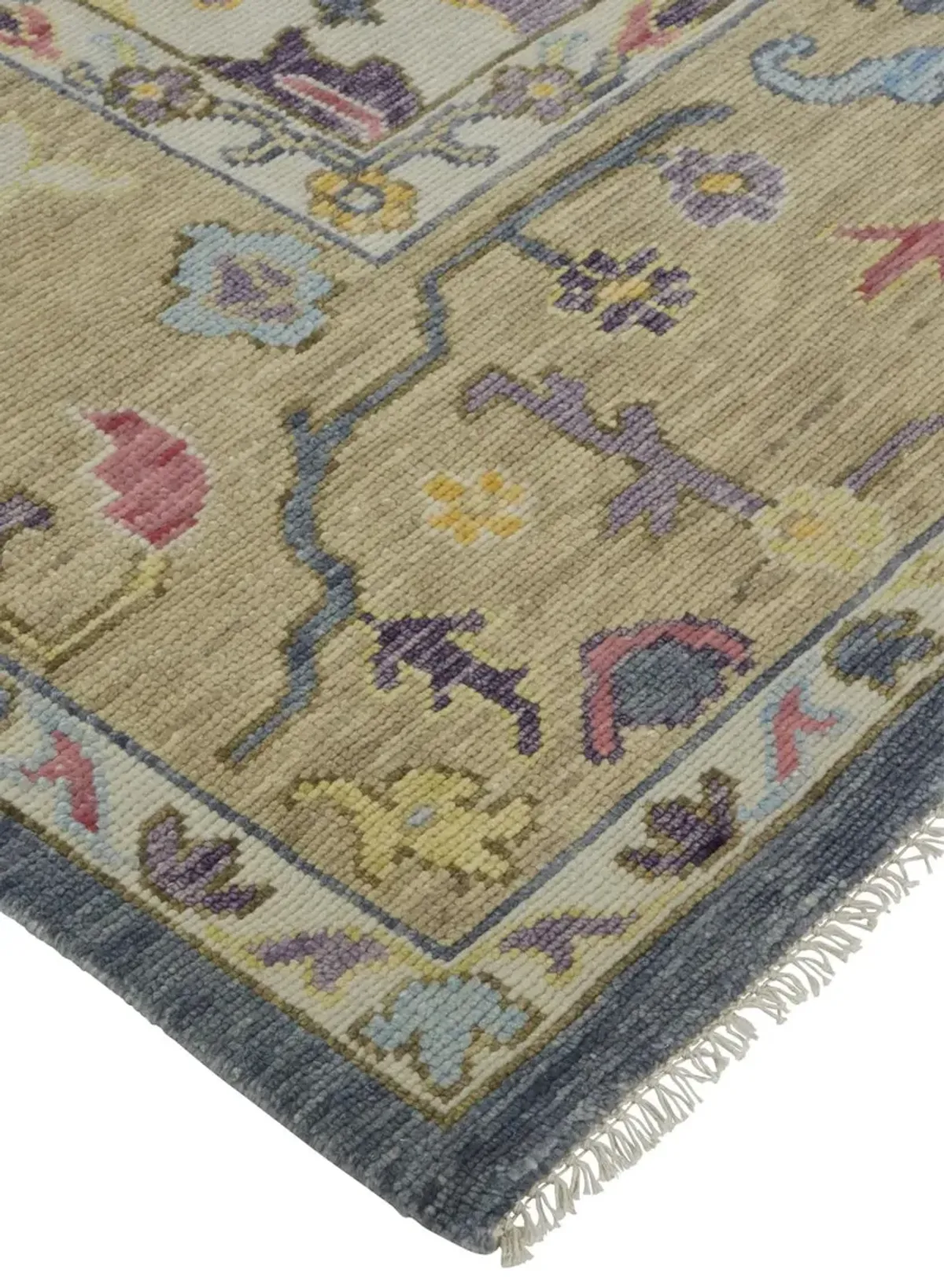 Karina 6791F Gold/Blue/Purple 2'6" x 8' Rug