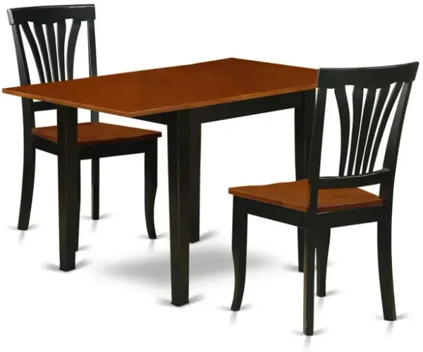 Dining Room Set Black & Cherry