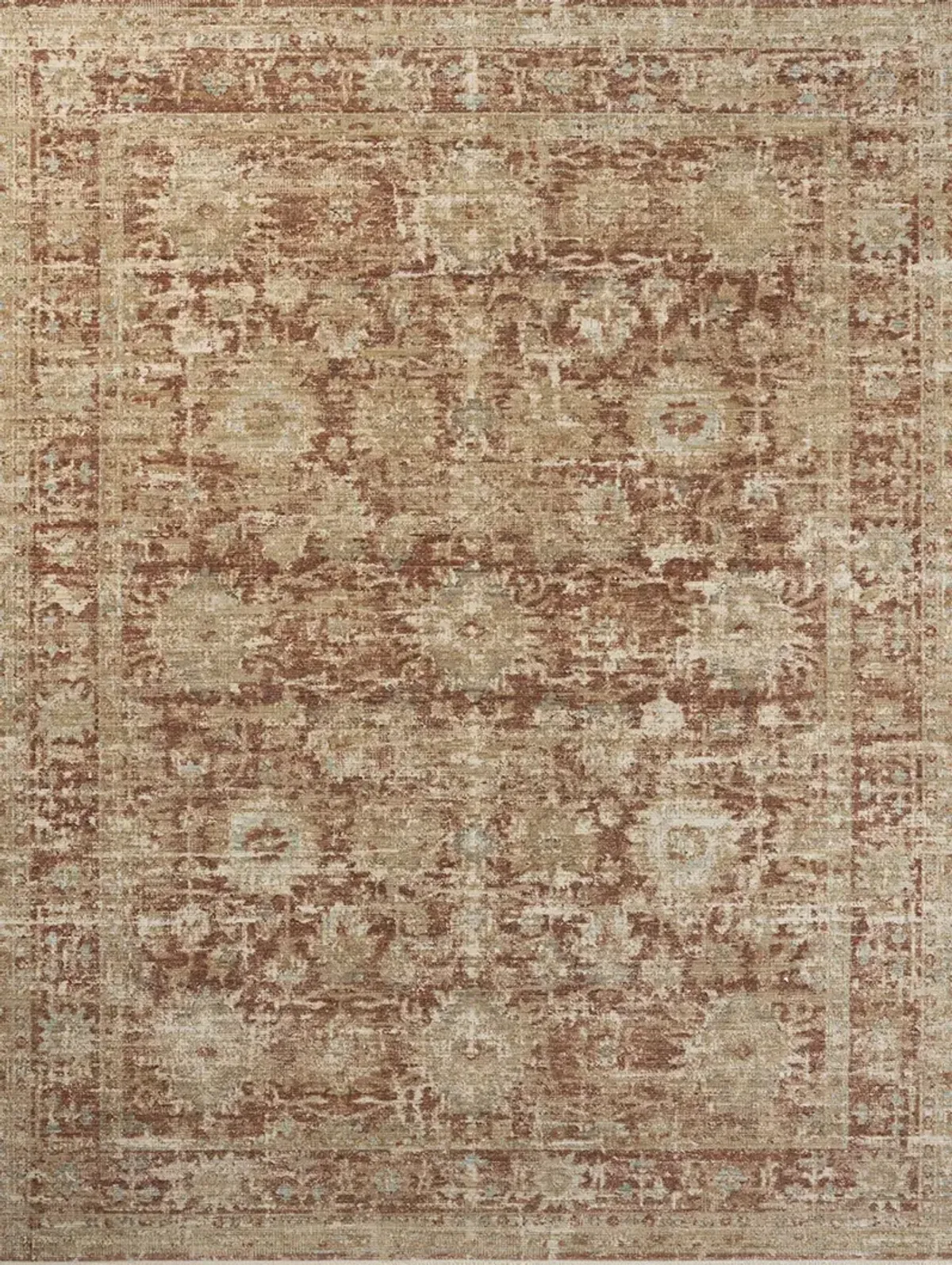 Heritage HER-03 Brick / Multi 2''5" x 8' Rug by Patent Pending