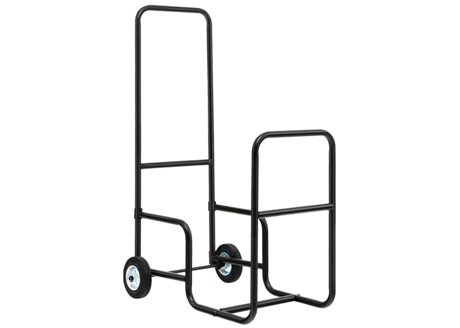 Firewood Log Cart Carrier with Anti-Slip and Wear-Resistant Wheels