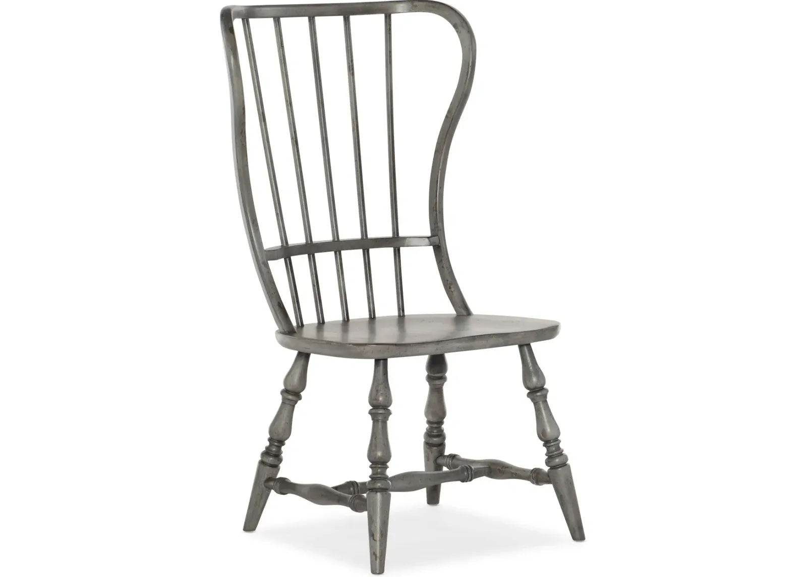 Ciao Bella Spindle Back Side Chair in Speckled Gray