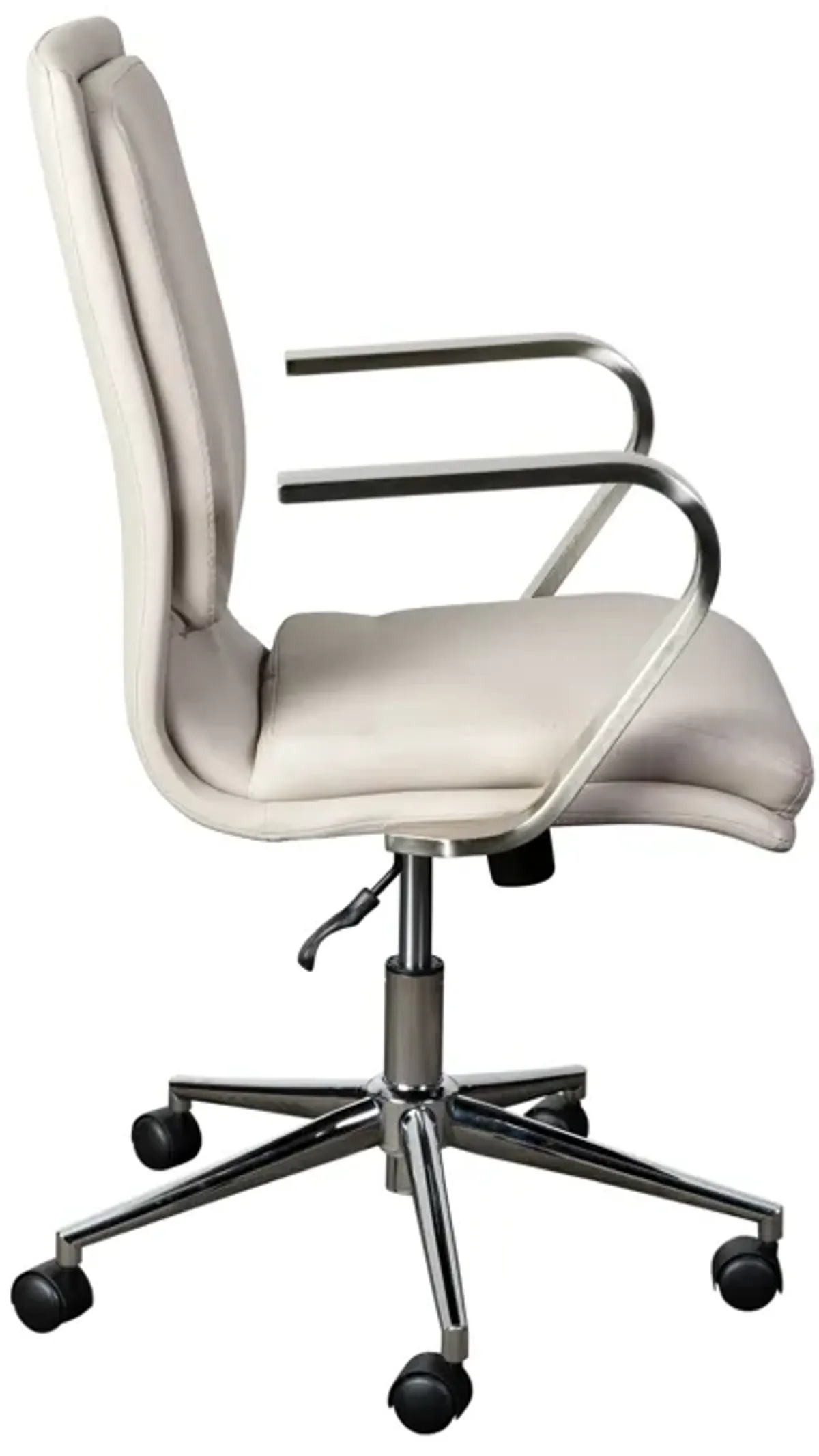 James Mid-Back Designer Executive Office Chair with Base and Arms