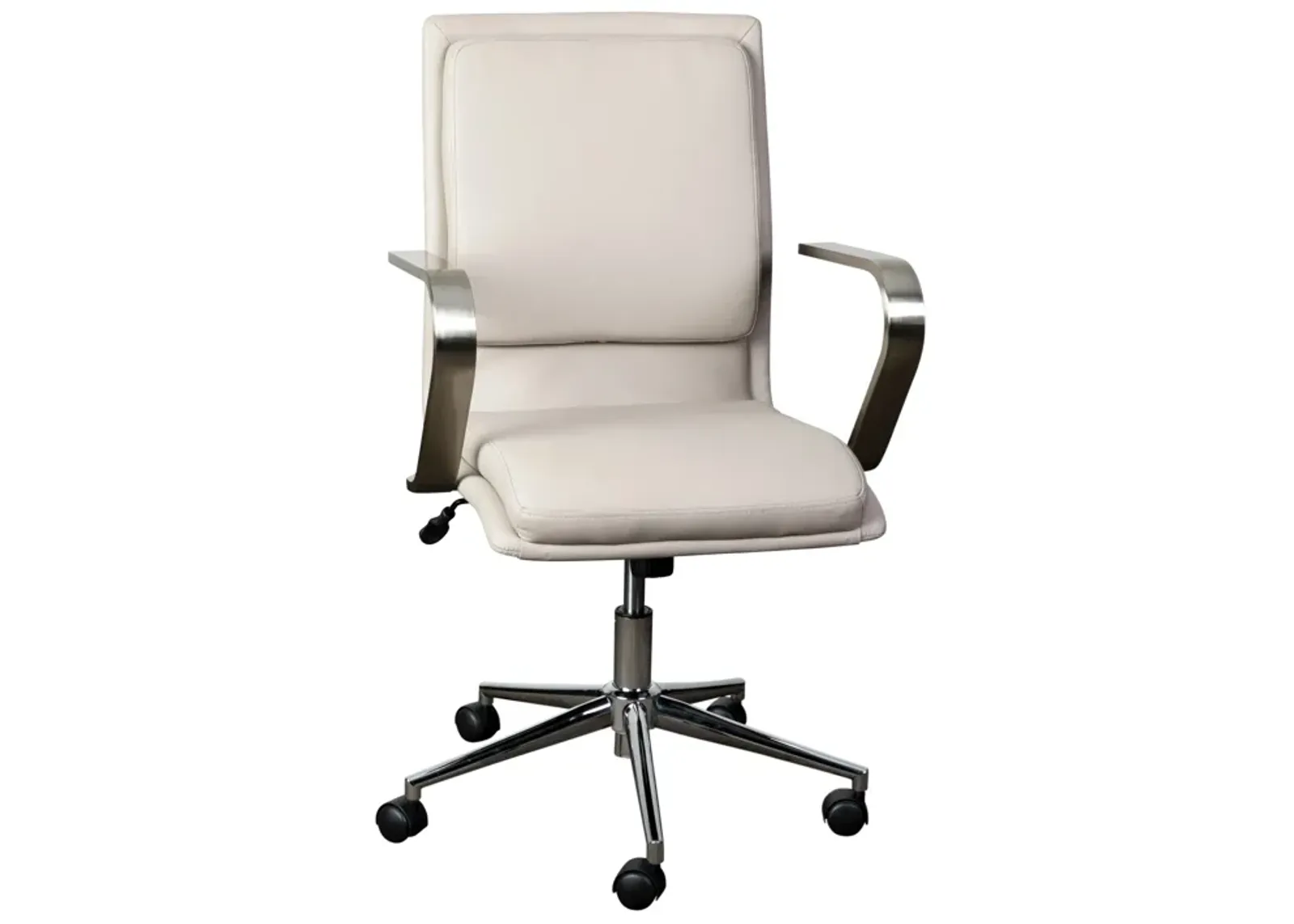 James Mid-Back Designer Executive Office Chair with Base and Arms