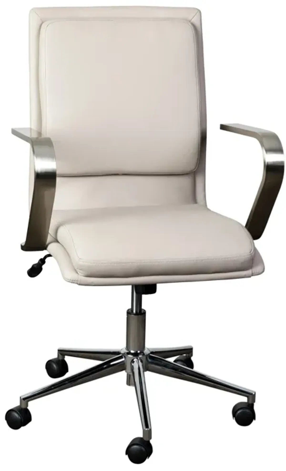 James Mid-Back Designer Executive Office Chair with Base and Arms