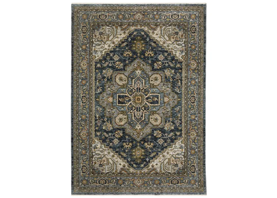 Aberdeen 9'10" x 12'10" Blue Rug