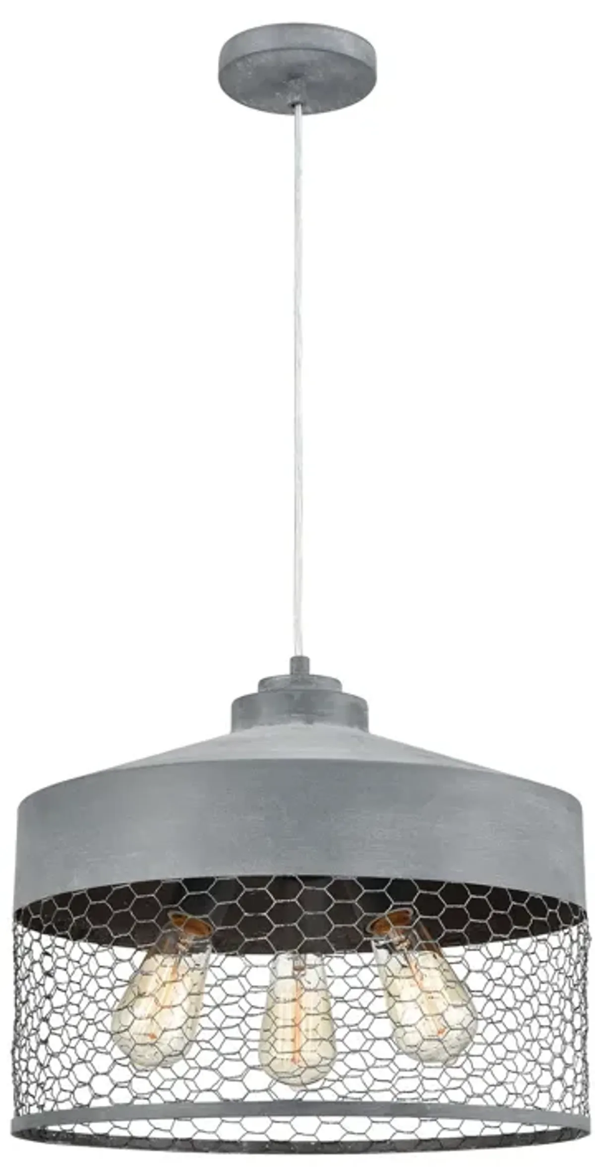 Darkhorse 16" 3-Light Chandelier