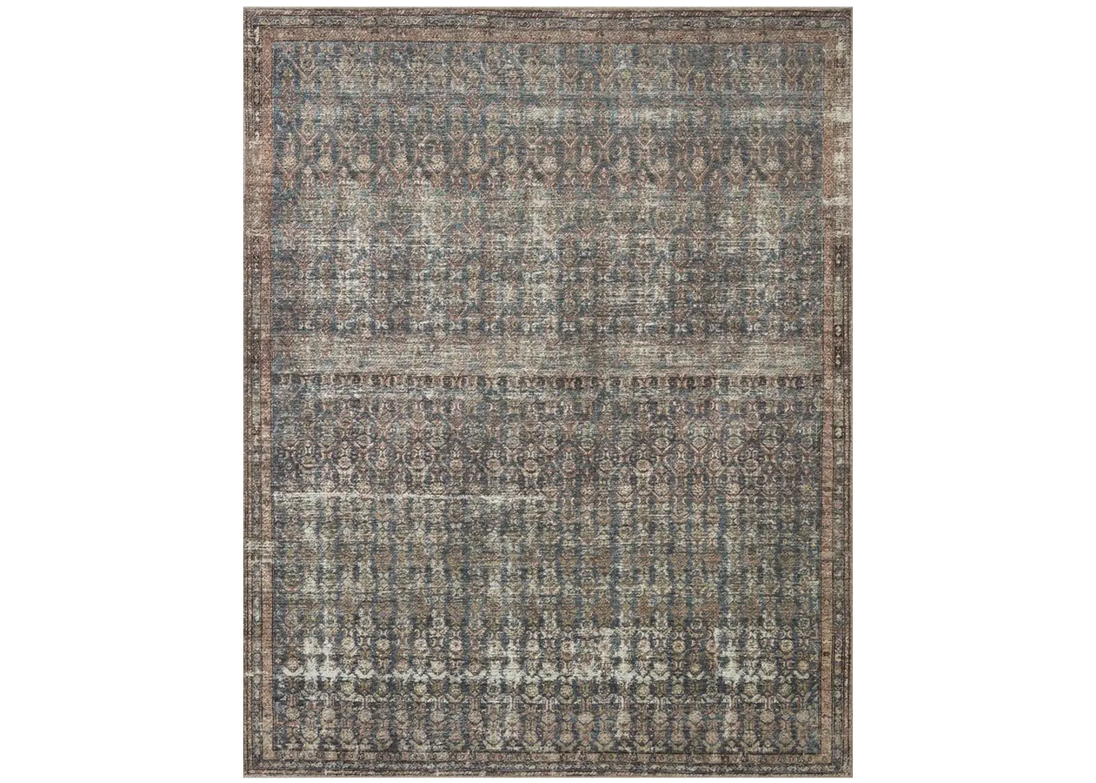 Billie BIL02 Ocean/Brick 8'6" x 11'6" Rug