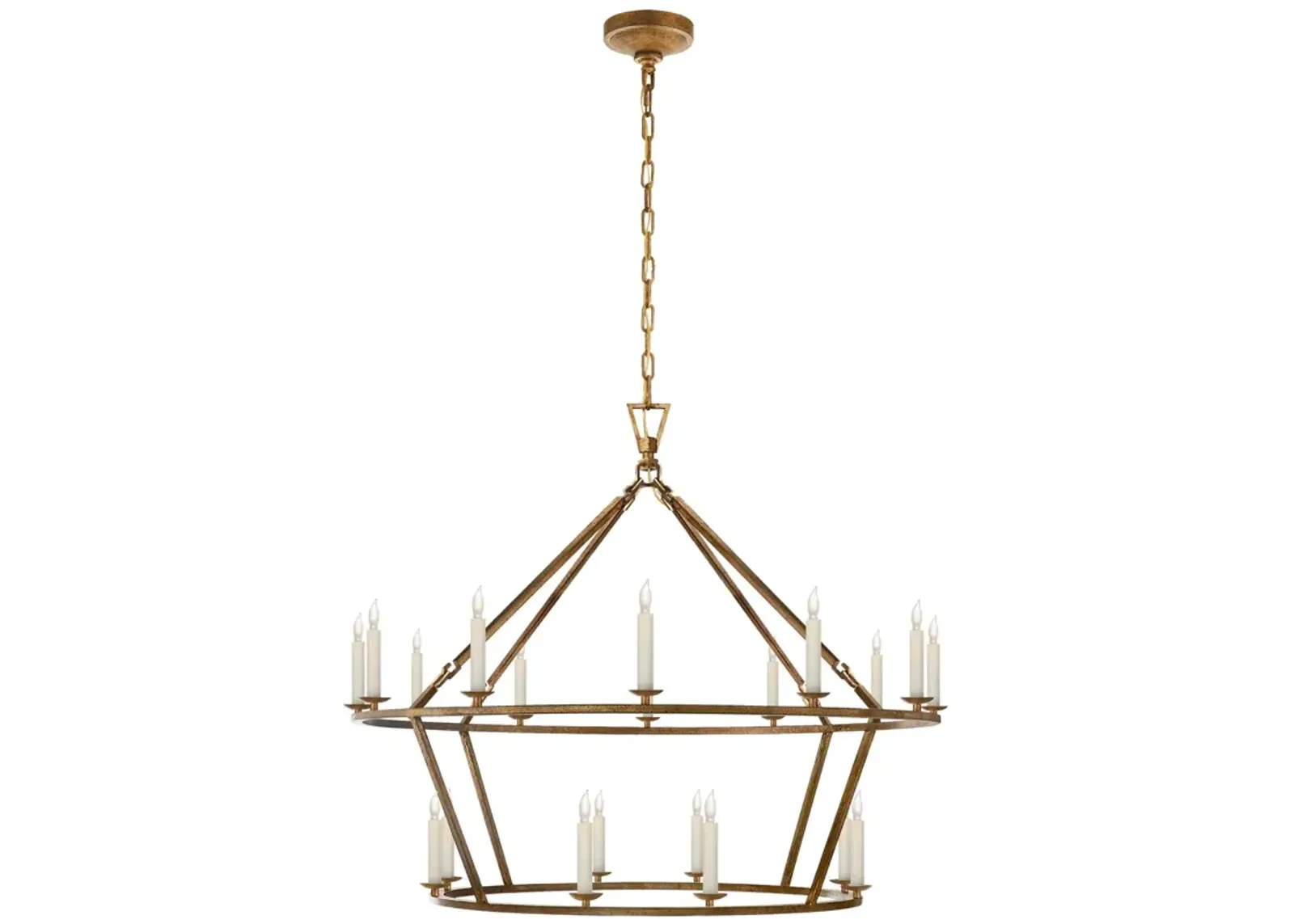 Darlana Large Two-Tiered Ring Chandelier