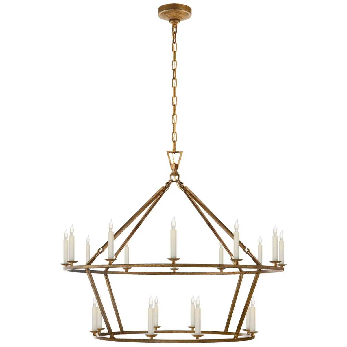 Darlana Large Two-Tiered Ring Chandelier