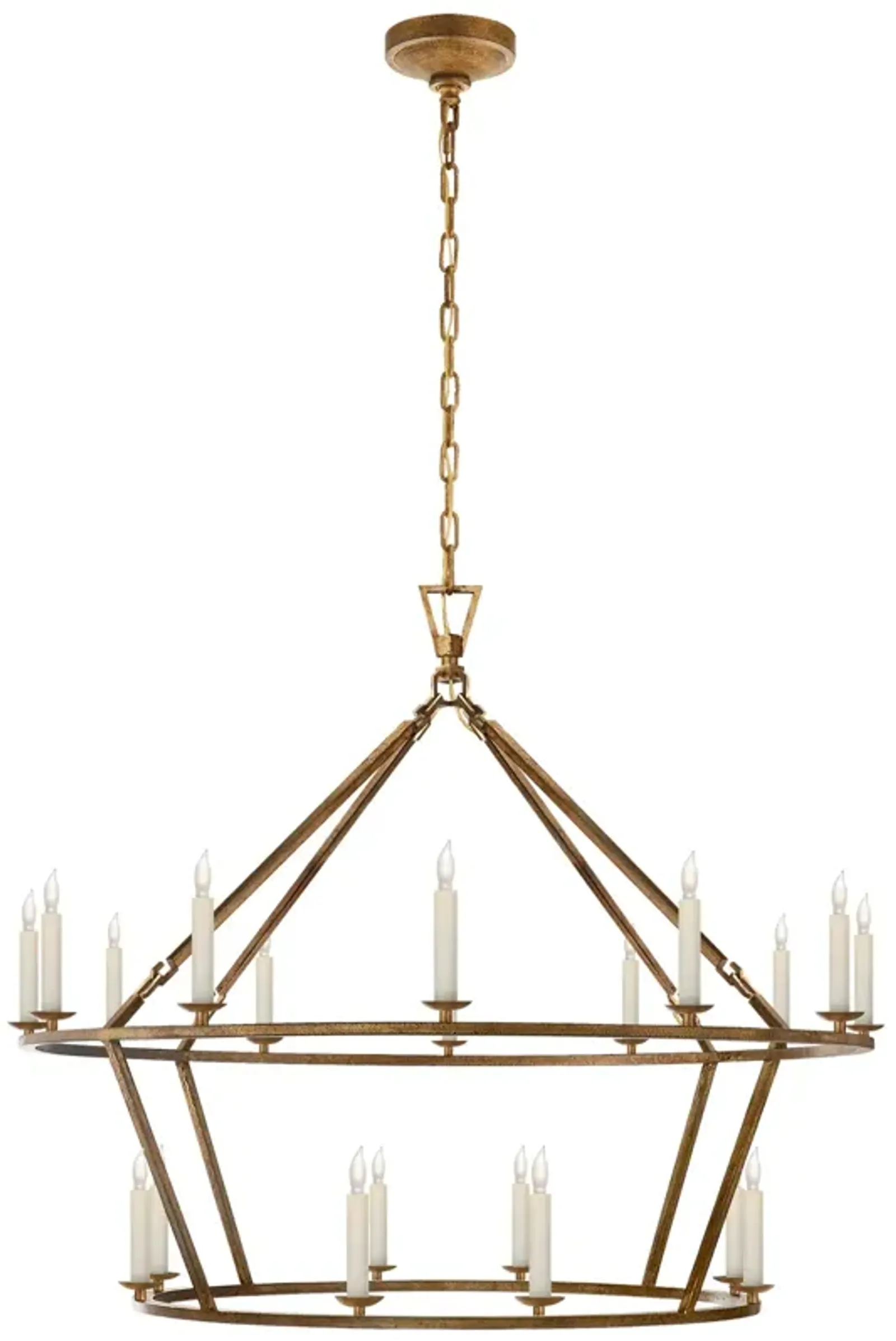 Darlana Large Two-Tiered Ring Chandelier