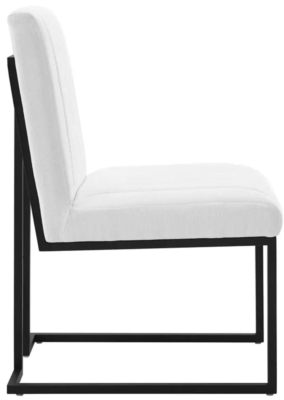 Indulge Channel Tufted Fabric Dining Chair