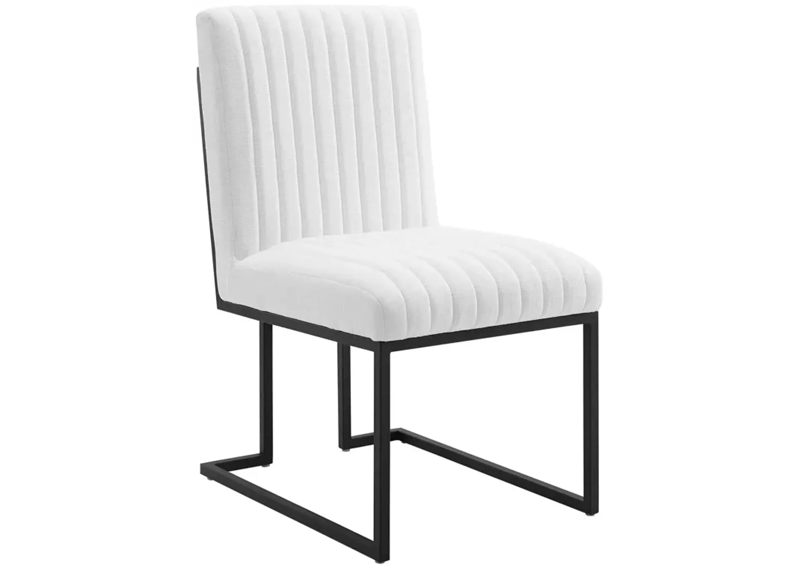 Indulge Channel Tufted Fabric Dining Chair