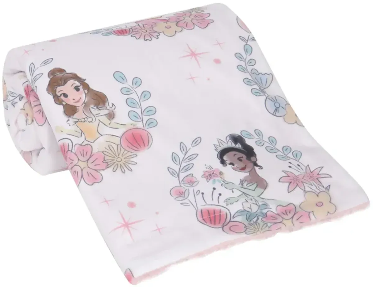 Lambs & Ivy Disney Princesses Baby Blanket - Ariel,Snow White,Cinderella,& more