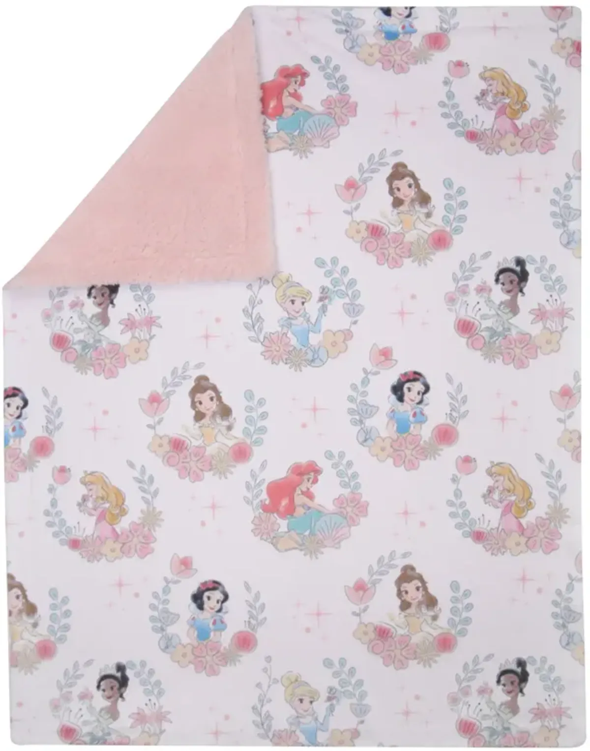 Lambs & Ivy Disney Princesses Baby Blanket - Ariel,Snow White,Cinderella,& more