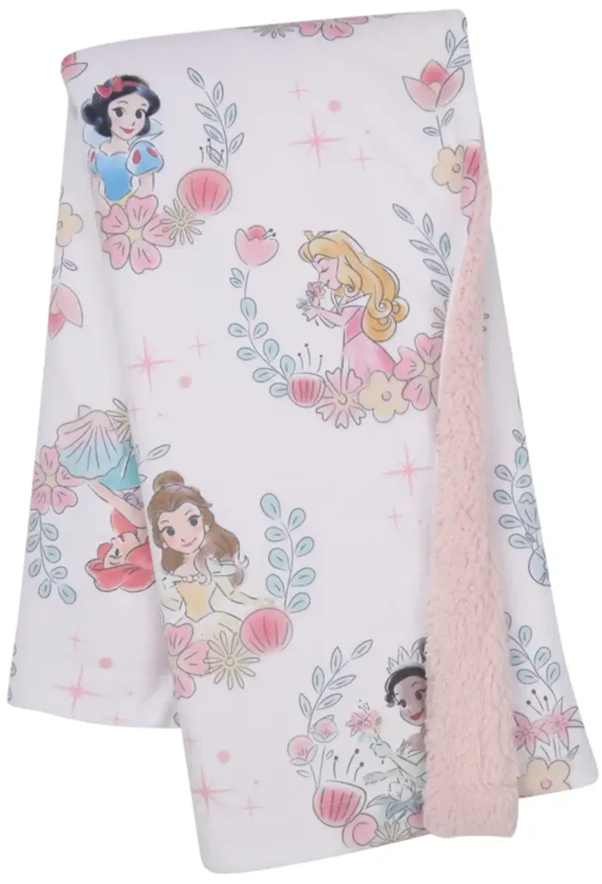 Lambs & Ivy Disney Princesses Baby Blanket - Ariel,Snow White,Cinderella,& more