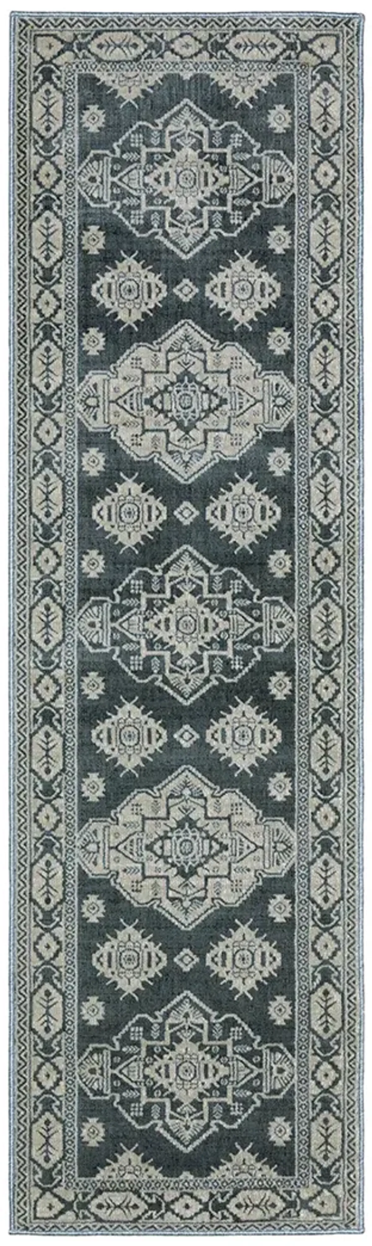 Intrigue 2'3" x 7'6" Blue Rug