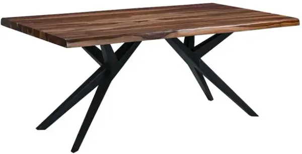 World Interiors Rosewood 72 Dining Table in Natural Sheesham