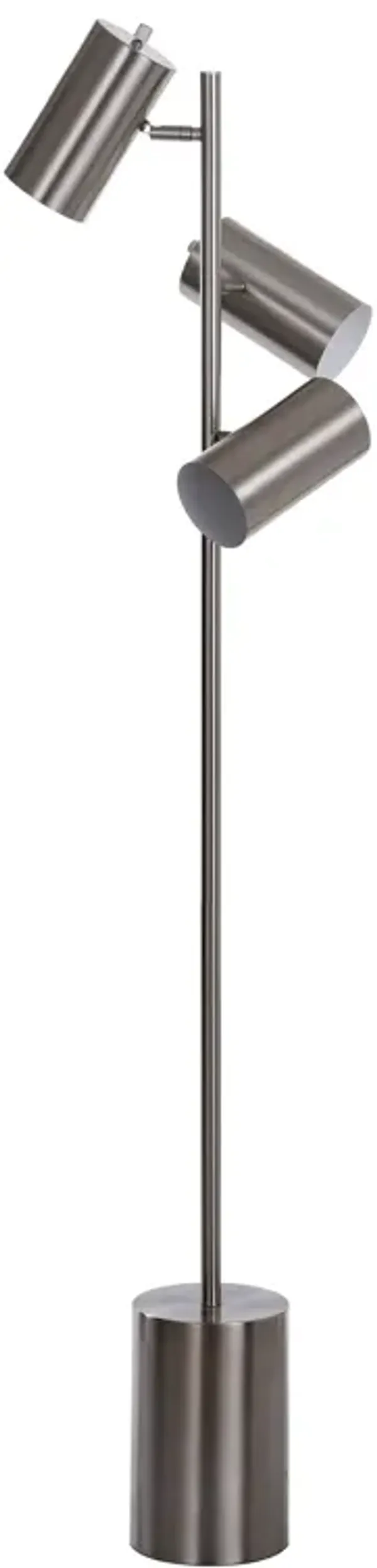 Brushed Steel Task Floor Lamp (Set of 2)
