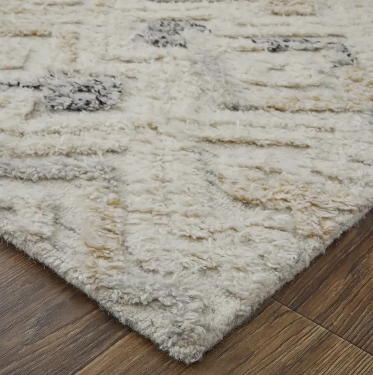 Anica 8004F Ivory/Gray/Black 9' x 12' Rug