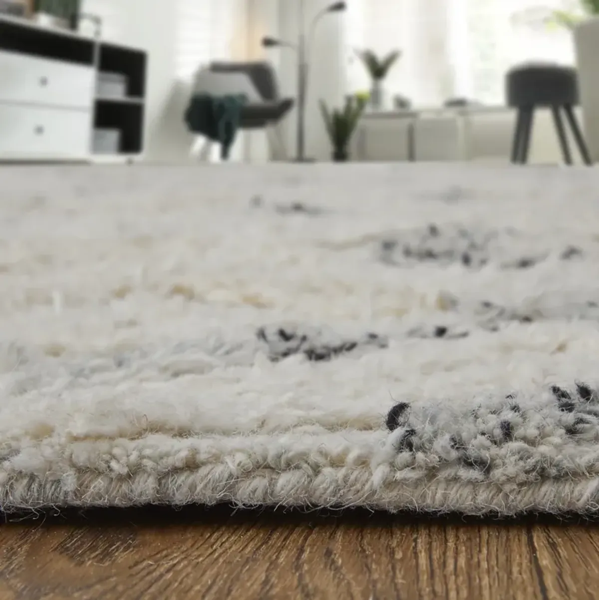 Anica 8004F Ivory/Gray/Black 9' x 12' Rug