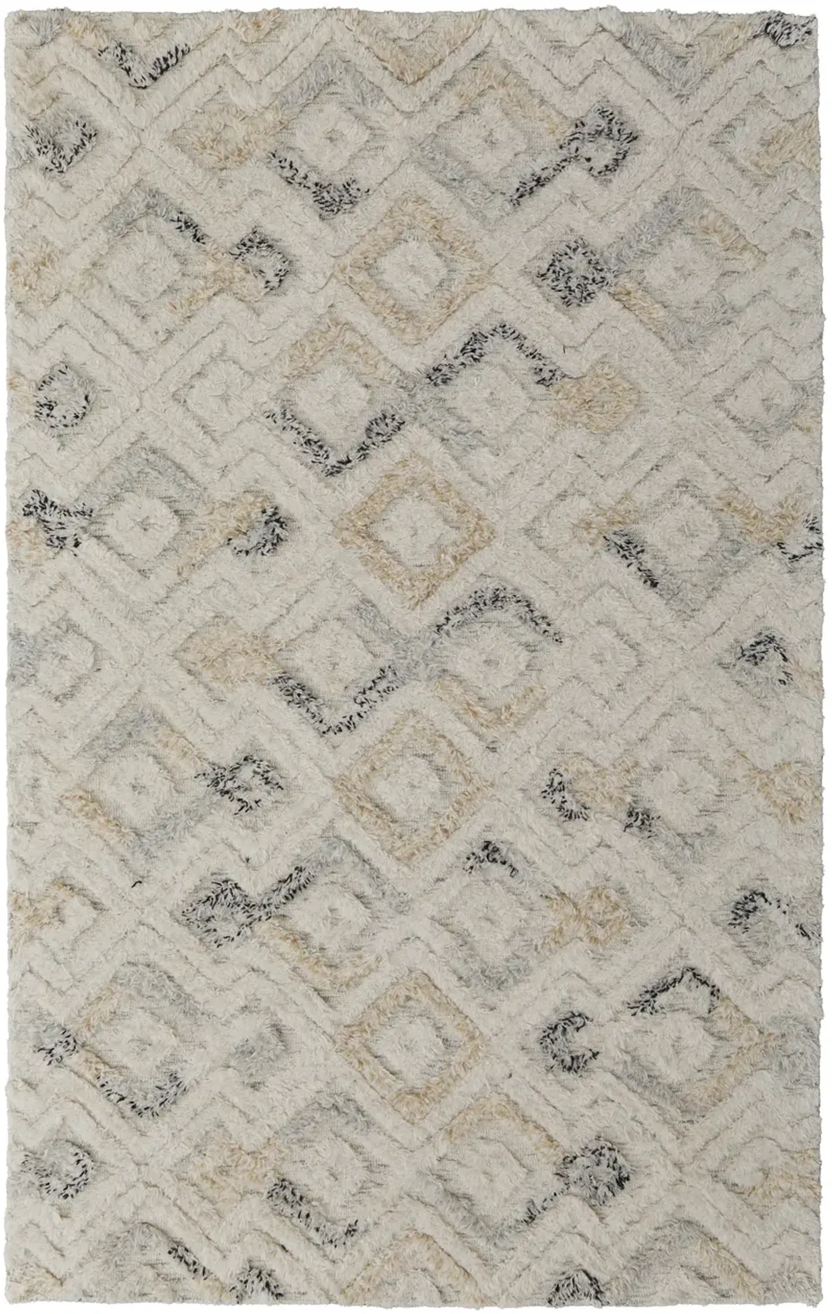 Anica 8004F Ivory/Gray/Black 9' x 12' Rug