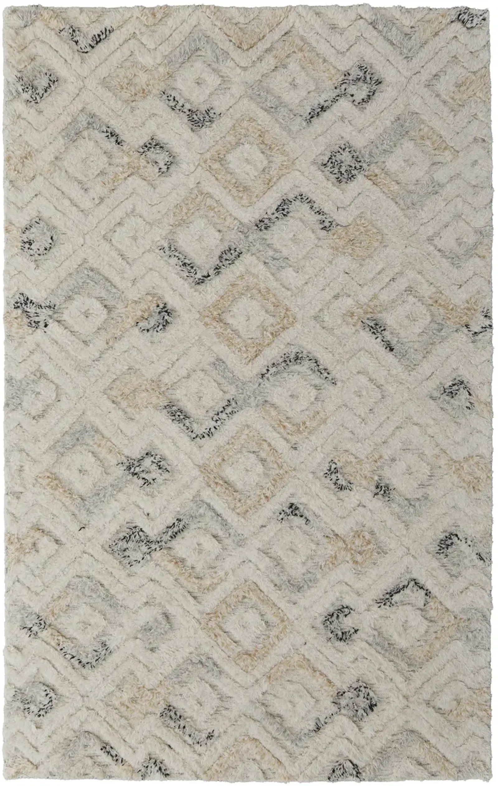 Anica 8004F Ivory/Gray/Black 9' x 12' Rug