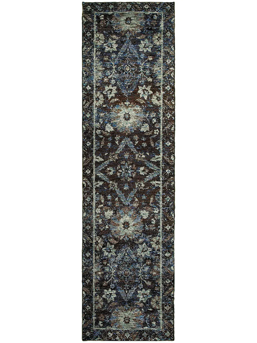 Andorra 3'3" x 5'2" Navy Rug