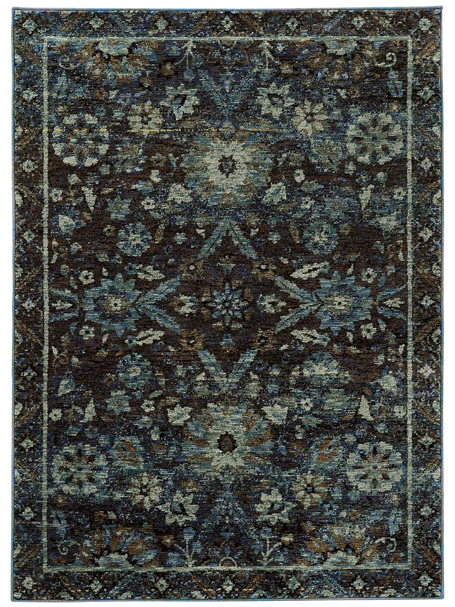 Andorra 3'3" x 5'2" Navy Rug