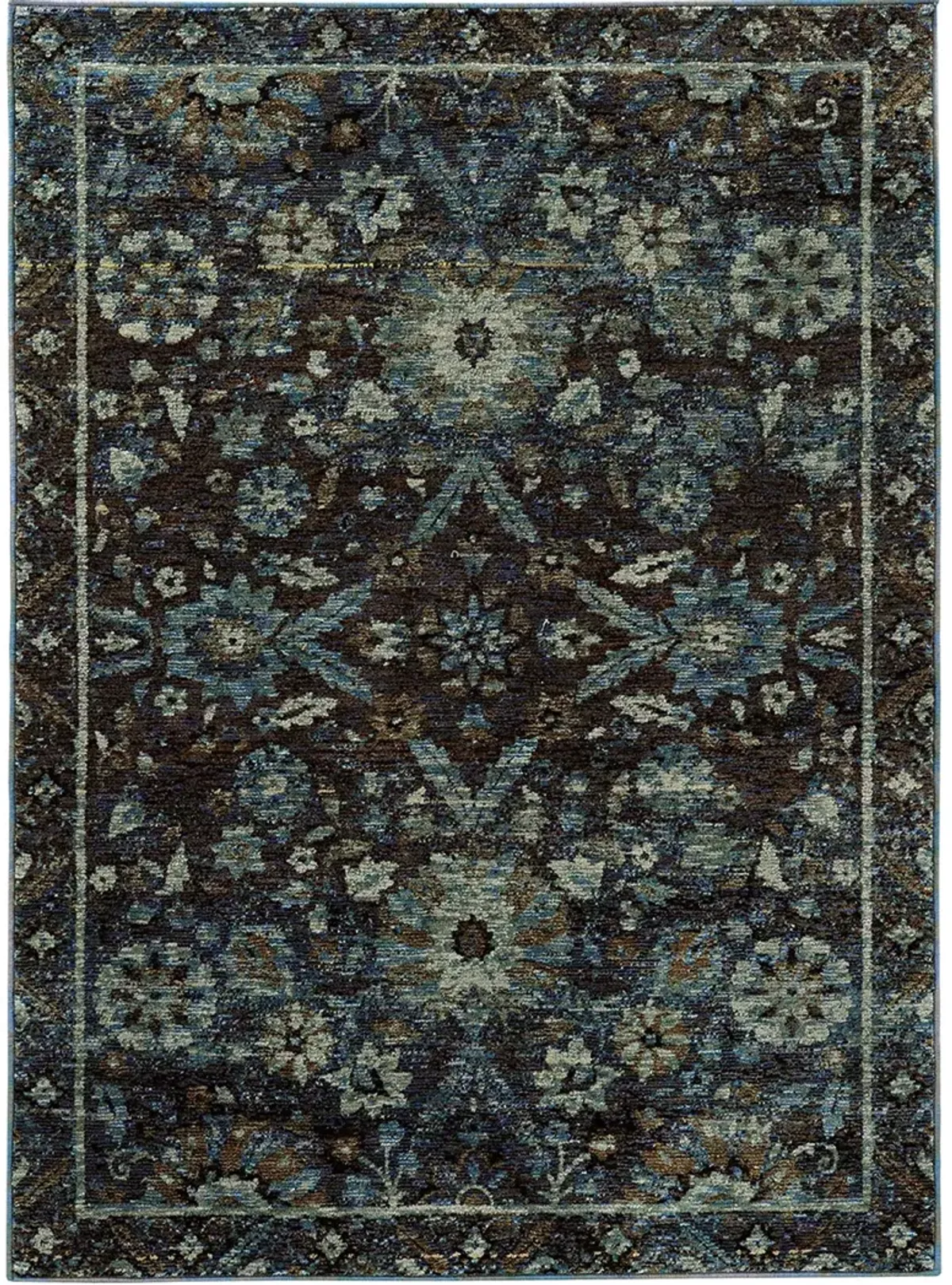 Andorra 3'3" x 5'2" Navy Rug