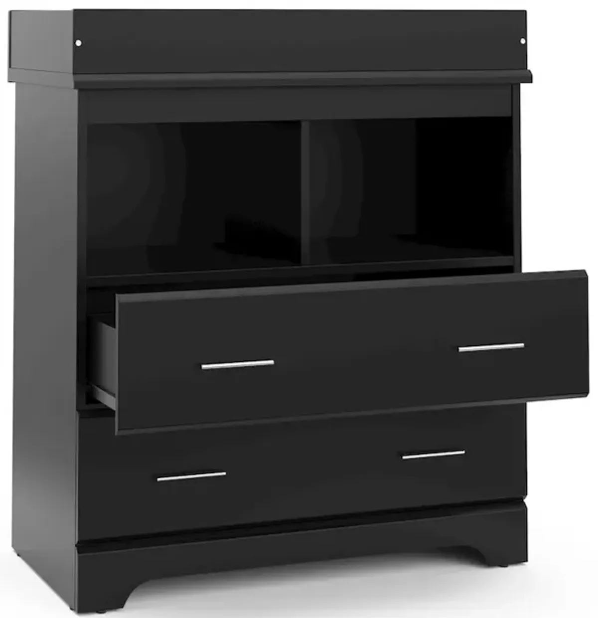 Storkcraft Brookside 2 Drawer Changing Chest - Black