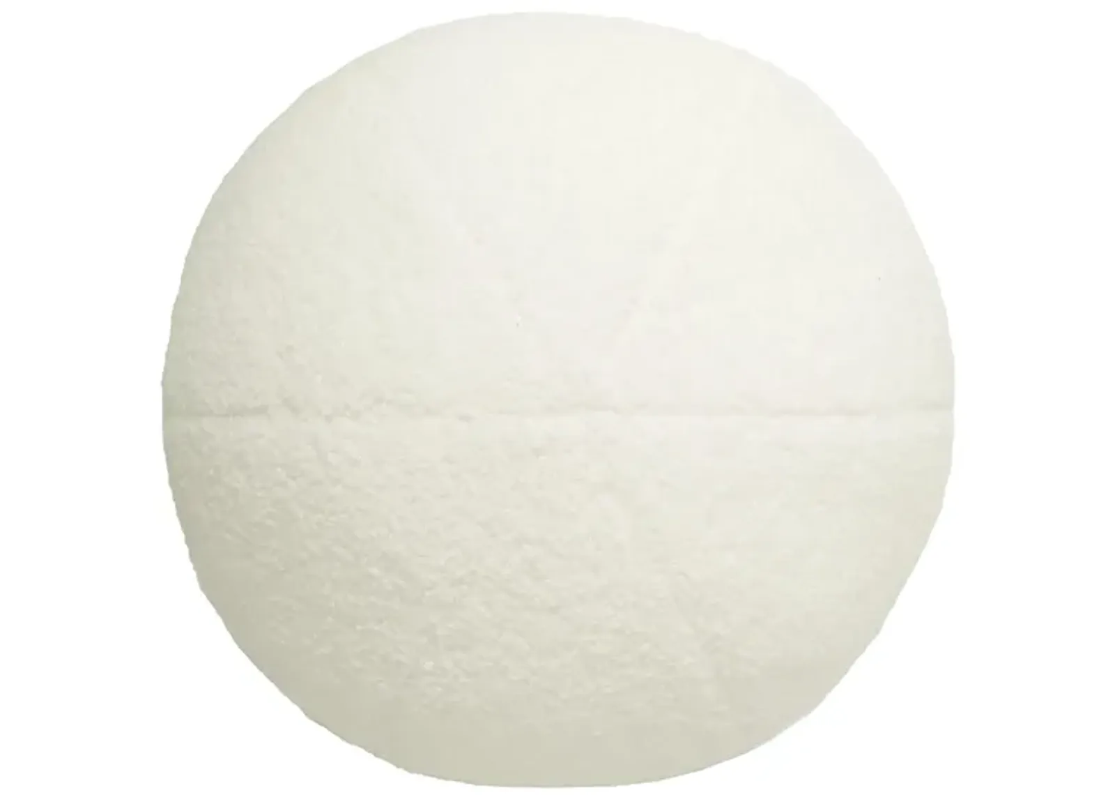 Boba Cream Vegan Shearling 9" Pillow